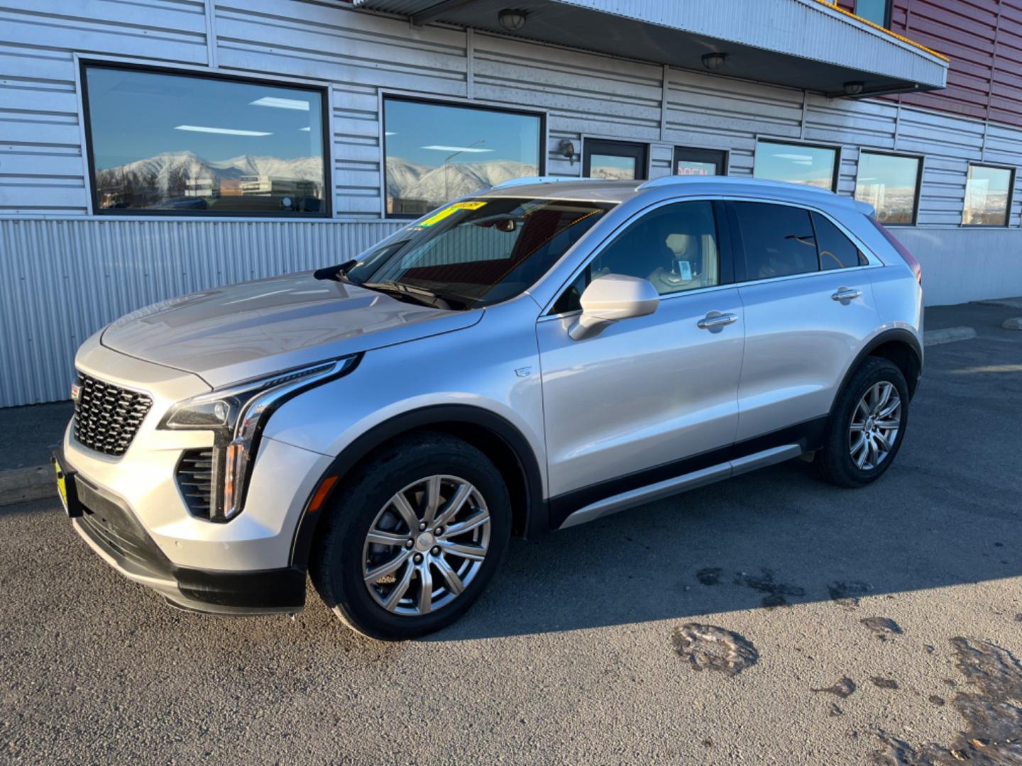 2020 Silver /Black Cadillac XT4 Premium Luxury AWD (1GYFZDR42LF) with an 2.0L L4 DOHC 16V engine, 9A transmission, located at 1960 Industrial Drive, Wasilla, 99654, (907) 274-2277, 61.573475, -149.400146 - Photo#0